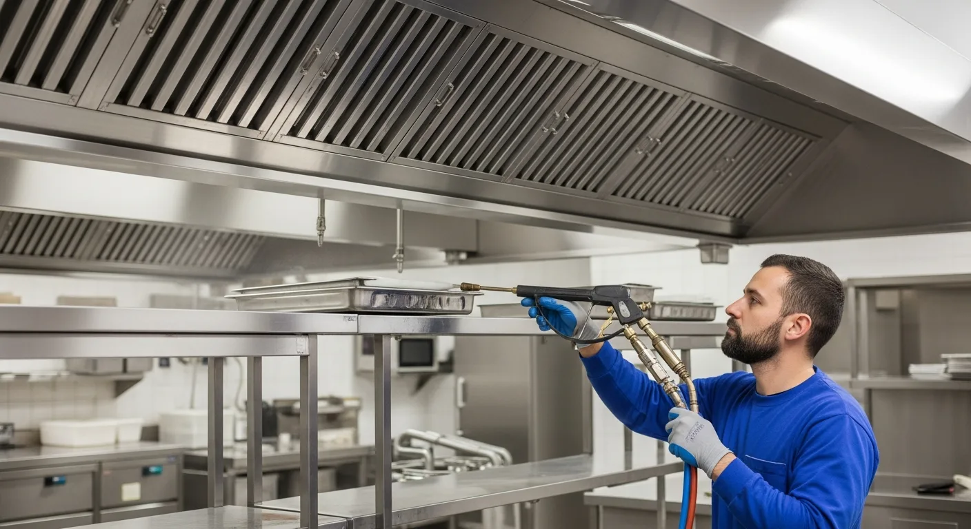 Commercial kitchen extract cleaning in Morningside