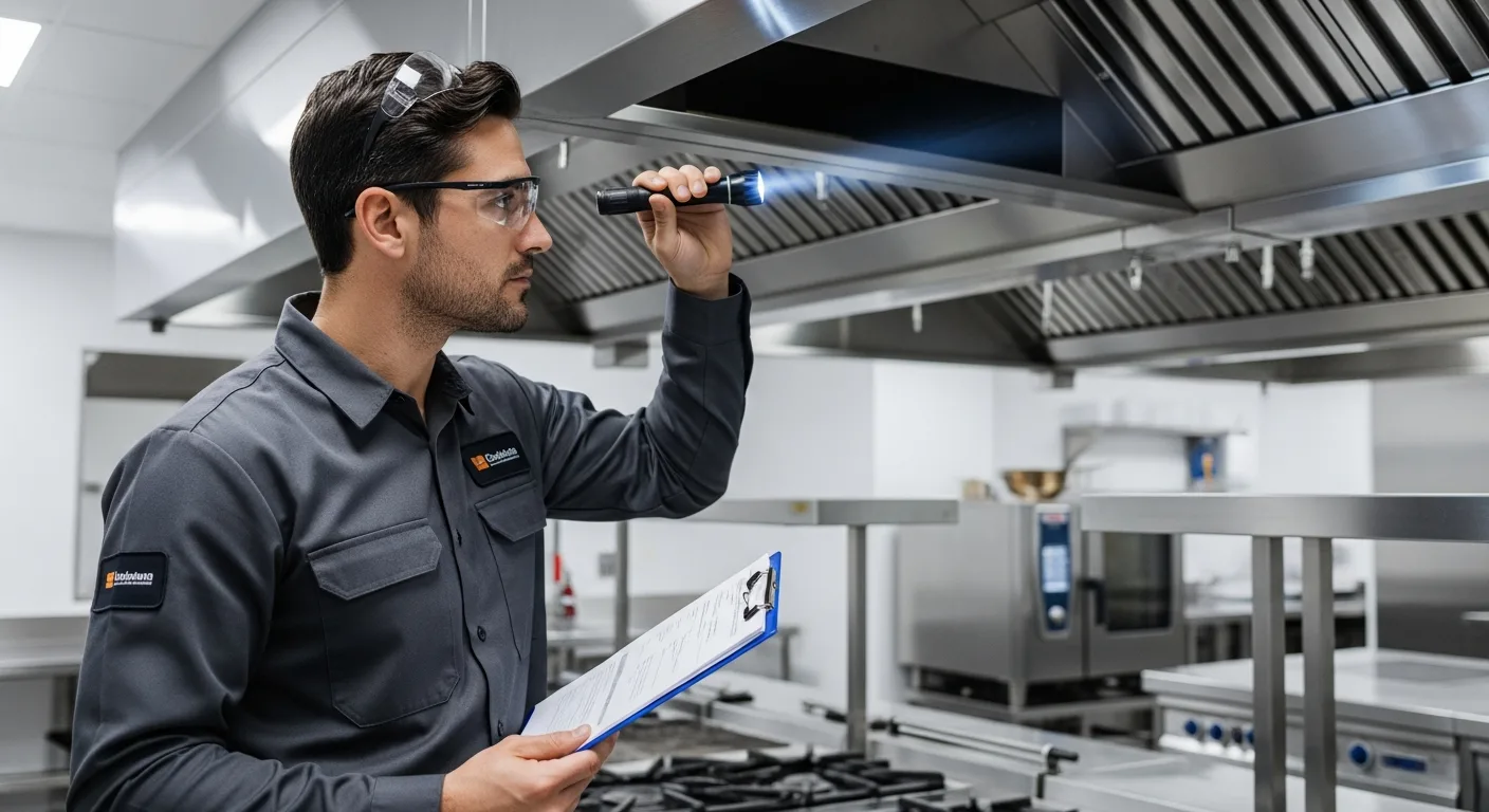 Commercial kitchen extract cleaning in Corstorphine